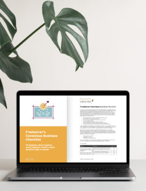 Freelancers-Conscious-Business-Checklist---FREE Freelancers-Conscious-Business-Checklist---FREE